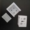 Fixing bracket 35 x 35mm headrail sliding front for slimline venetians - white