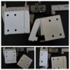 Fixing bracket 50mm white Fixing bracket for venetian blinds - 50 x 50mm headrail - metal hinged - white
