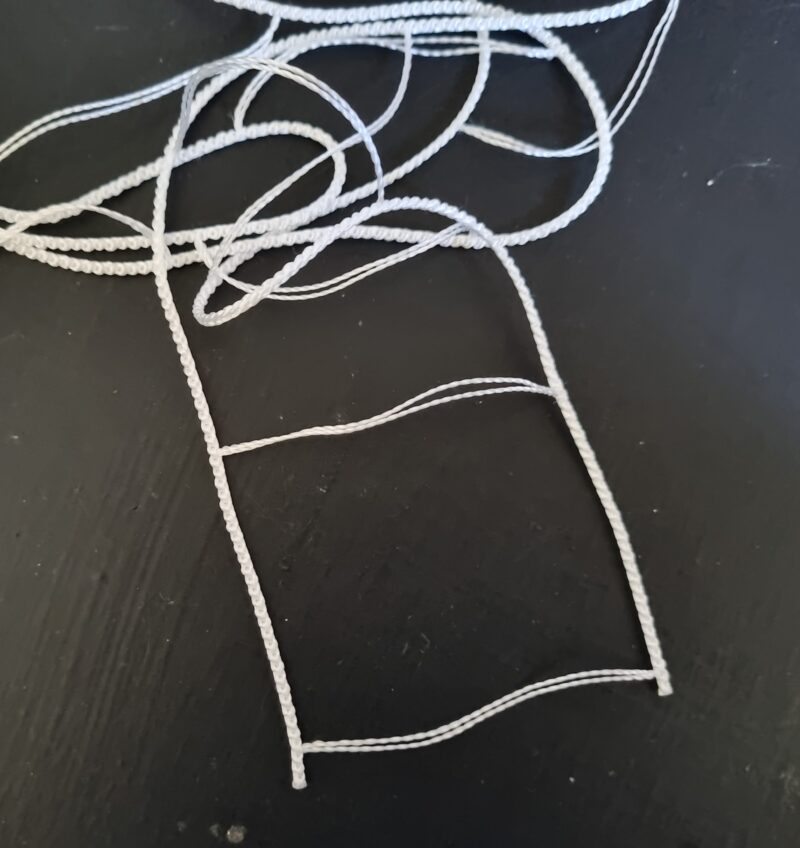 Ladder braid 63mm 2 Ladder Braid 63mm for venetian blinds - white