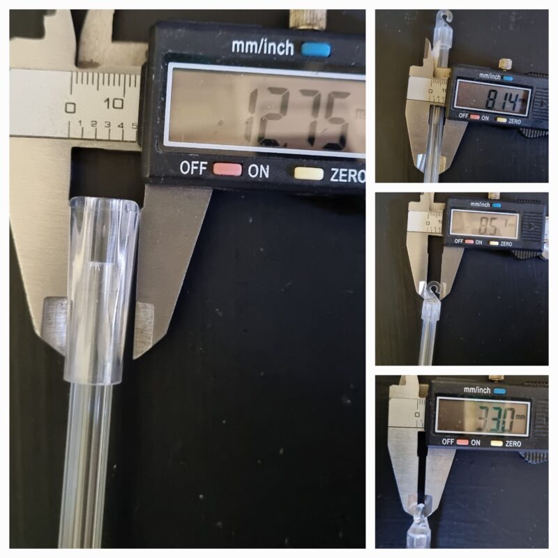 Wand complete small hook sun 1 Wand 750mm for 25mm venetian blinds complete with small hook