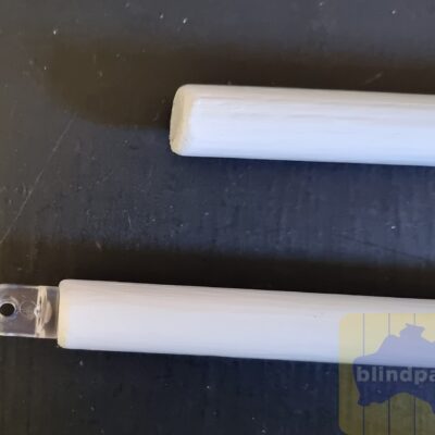 Wand painted hook tilter 1 Wand 600mm for venetian blinds with hook style tilter – painted white