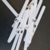 127mm slat hangers double white 2 Louvre or slat hangers 127mm plastic double...white only pack of 10