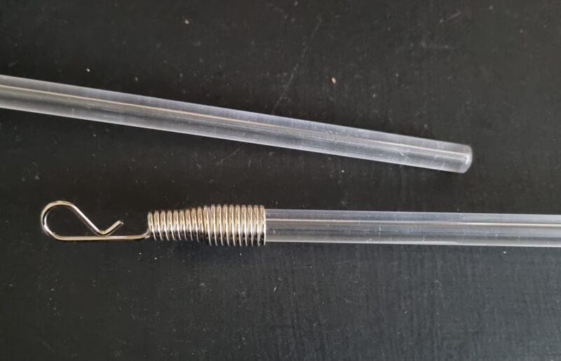 Wand 1000mm or flick stick for generic blinds and curtains - clear acrylic