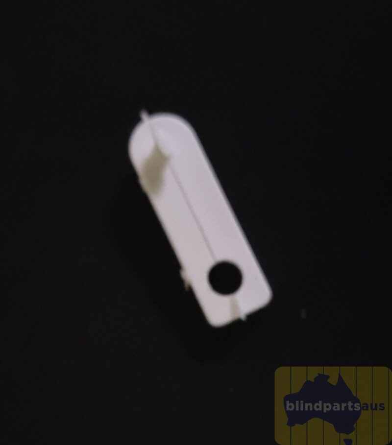 Curtain track return droppers or clips for hooks.