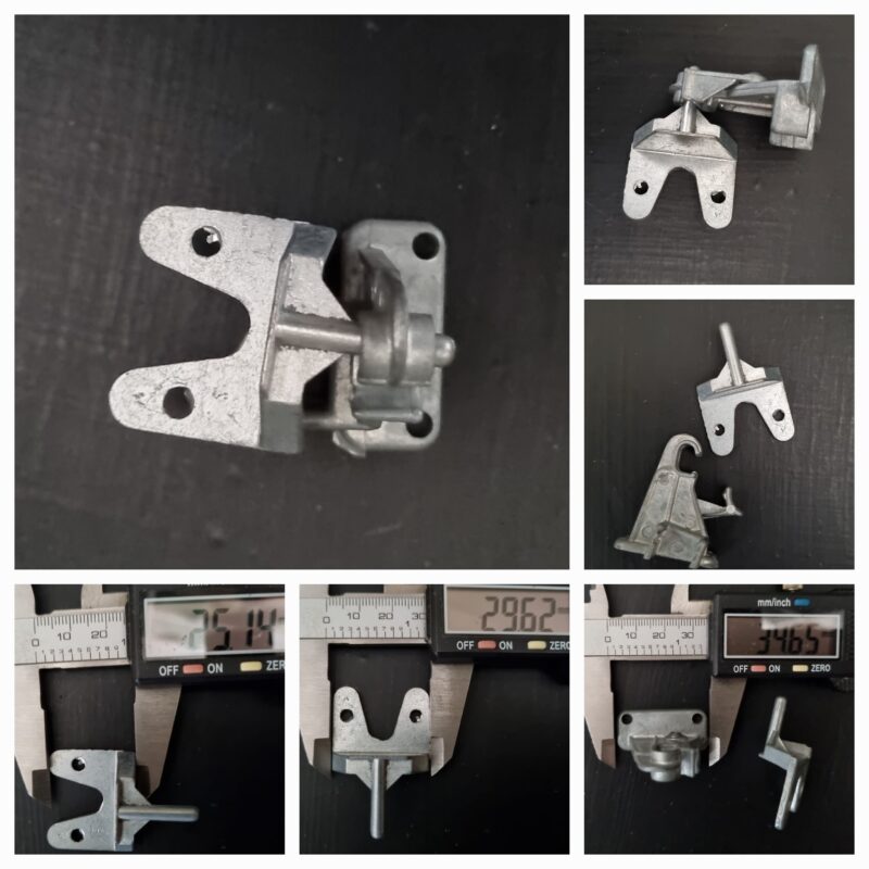 50mm high profile idler end for vintage timber venetian blind timber rail style
