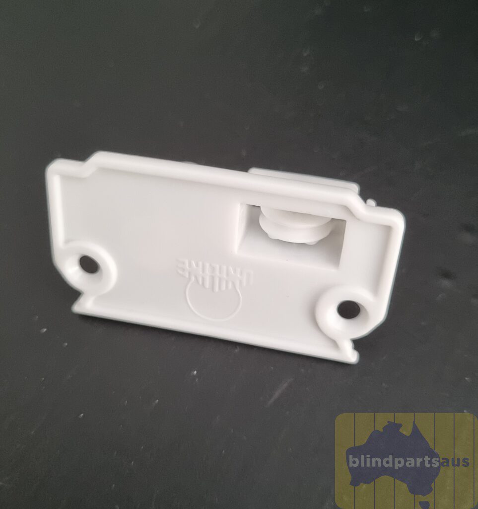Return end Uniline slimline 2 End Cap return end for corded slimline Vertical Blinds Uniline replacement parts - white