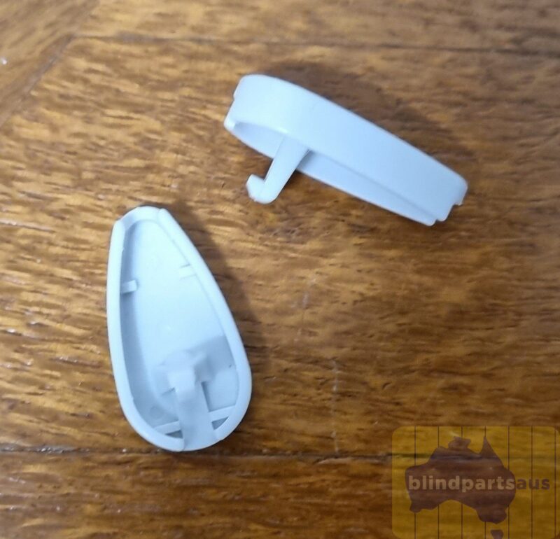 Kadeco End Cap for rails on panel glides Grey Kadeco