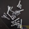 Curtain track gathering hooks steel for curtains  ...pack of 10