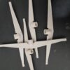 Louvre or slat hangers Faber 127mm Grey...very rare parts