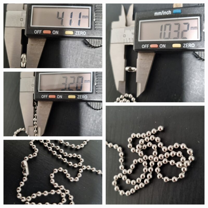 Chain connectors or Joiners 3.2mm Small 12mm metal for control chain or bottom weight chain