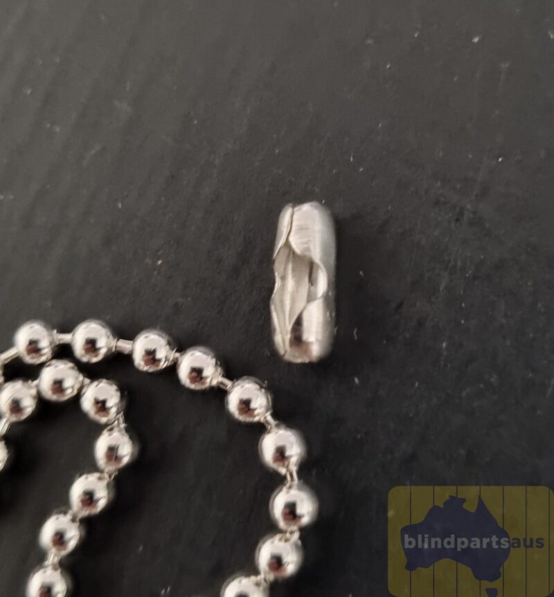 Chain connectors or Joiners 3.2mm Small 12mm metal for control chain or bottom weight chain