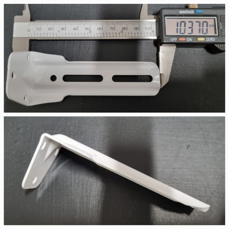 Face Fit Brackets 103mm for curtains, vertical blinds or roman blinds