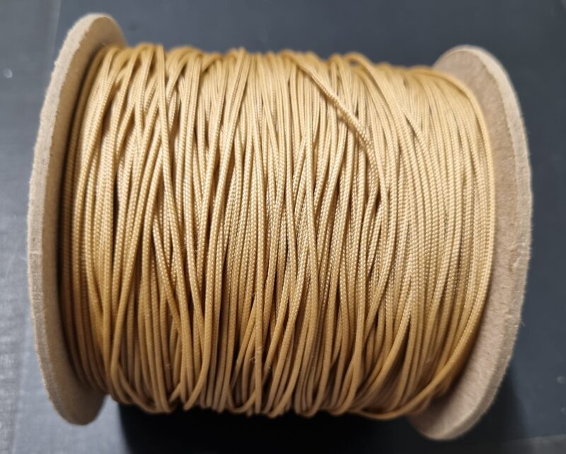 Cord 1.4mm Golden Oak / Tan coloured for 25mm venetian blinds & roman blinds...price per metre
