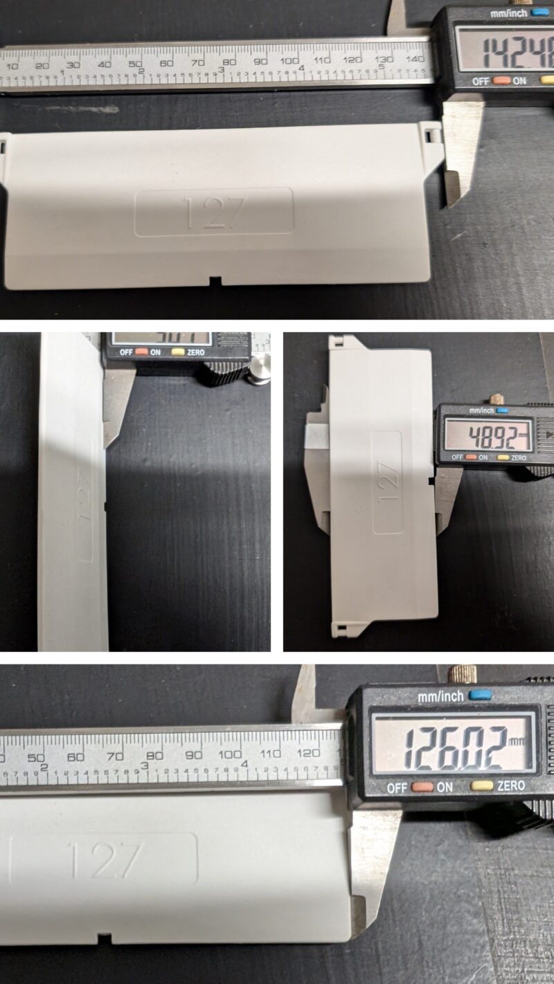 Bottom weights 127mm for vertical blinds - Chained - Generic