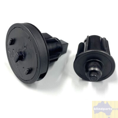 38mm Roller blind chain control set - pinned - direct drive - black