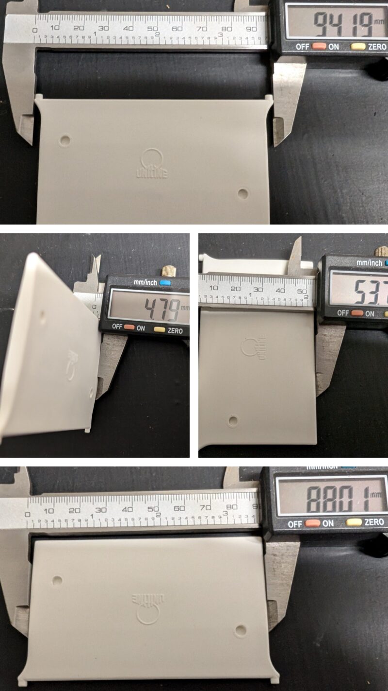 Bottom weights 89mm for vertical blinds - Chainless - Uniline
