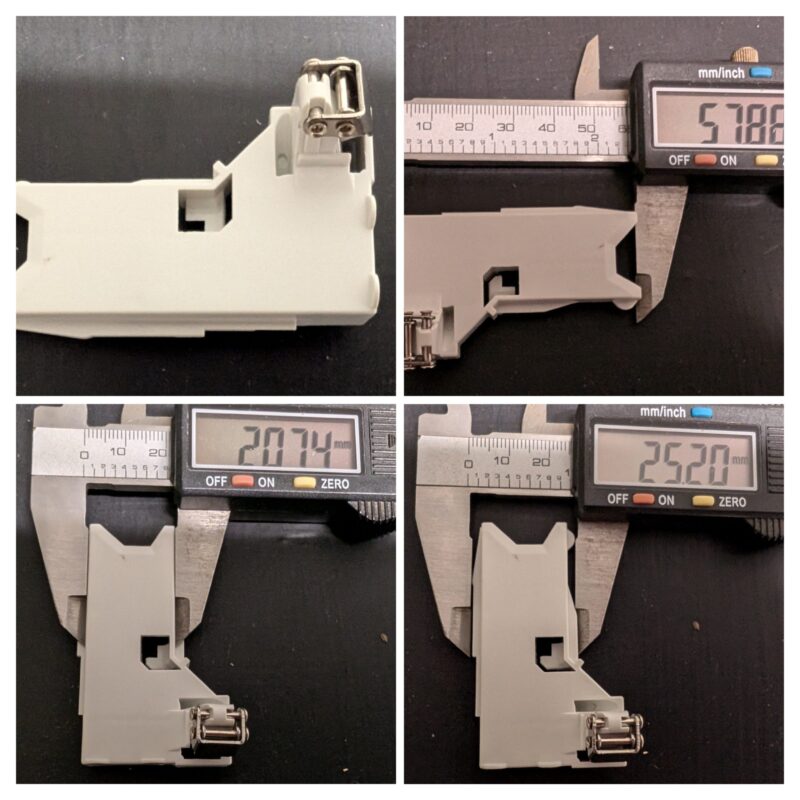 Control unit for folding fabric blinds - right hand