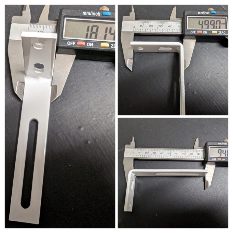 Face Fit Brackets 95mm for curtain accessories ,vertical blinds or curtains V3