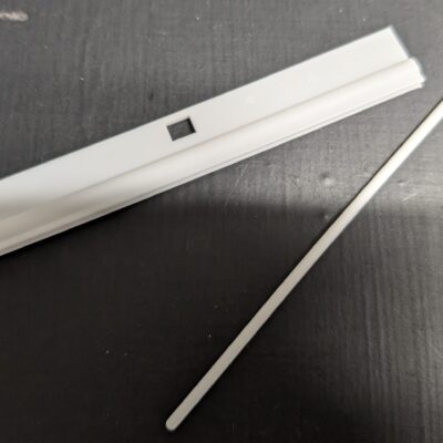 Louvre or slat Hangers 127mm..new plastic for self made blinds - pack of 5