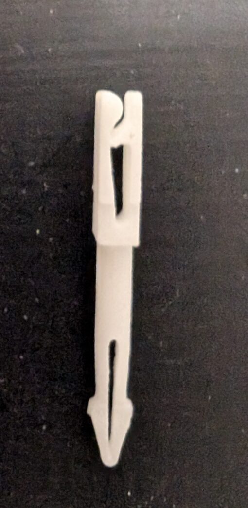 Carrier 28mm vintage vertical blind peg only luxaflex..3D printed white