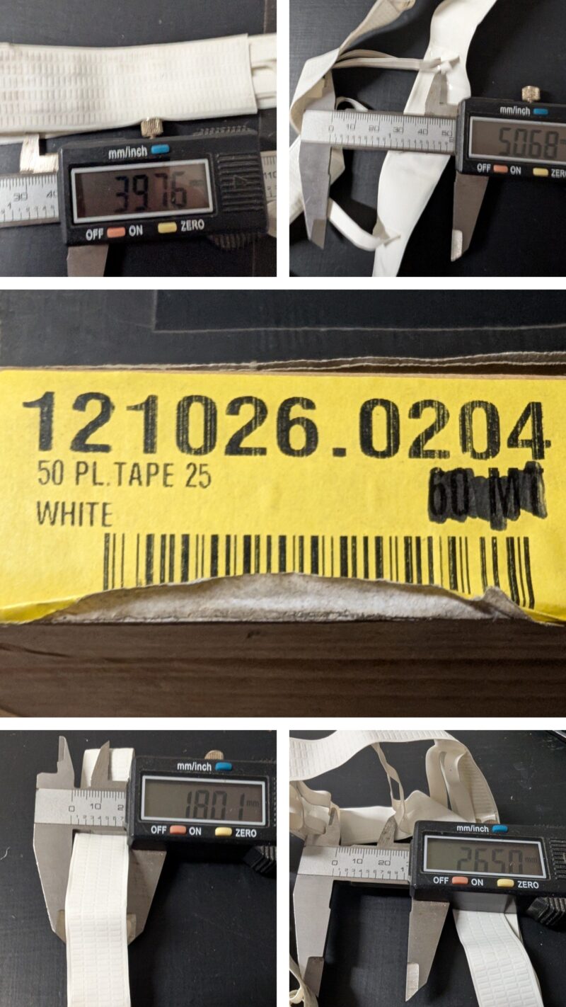 Ladder Tape Vinyl for 50mm venetian blinds..very rare