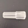 Wand knob or handle for round wands clear 7mm