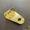 Hold Down brackets 50mm Metal for Timber & Composite venetian blinds….. Gold (brackets only)