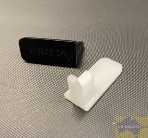 End Cap Rectangular / Ovolo Bottom Rail roller blinds - Vertilux