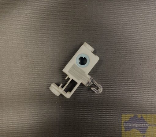 Vertical carrier removeable hook - plastic spacer white