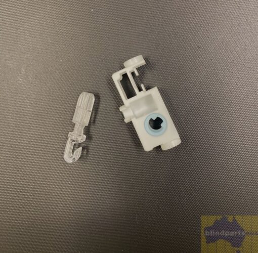 Vertical carrier removeable hook - plastic spacer white
