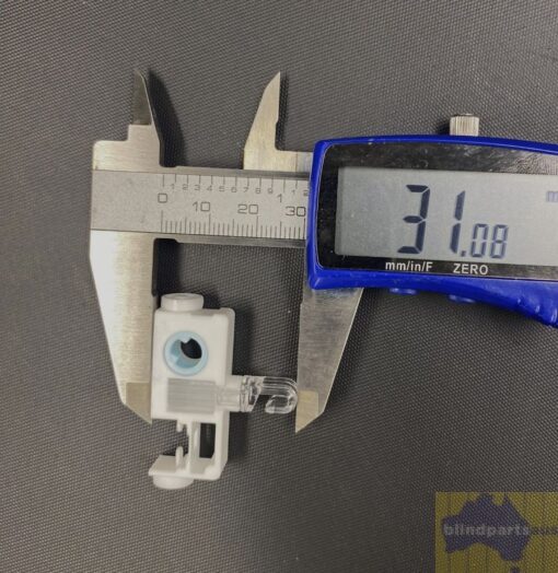 Vertical carrier removeable hook - plastic spacer white