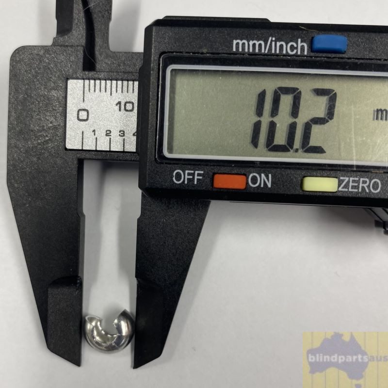 Stop ball for blind chains - metal