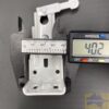 Face fit curtain bracket single adjustable white