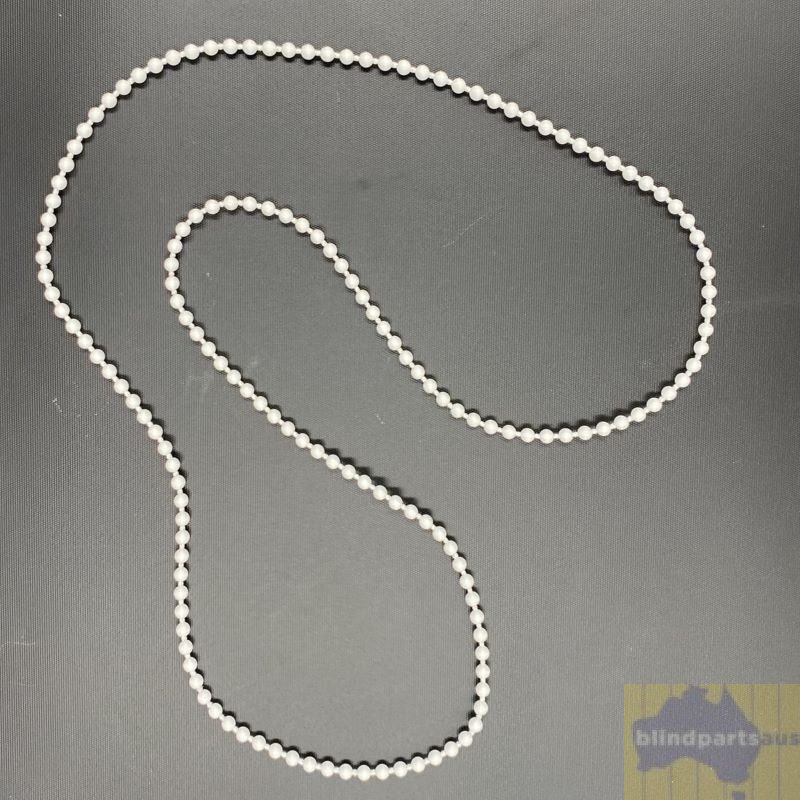 blind control chain 4.5mm white plastic