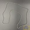 Control chain 4.5mm nickel loop