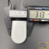 Blind Cord tensioner clip on white
