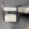 Vertical blind control set low profile track