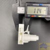 Vertical blind control set low profile track
