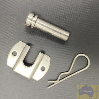 Pivot pin and plate set - stainless steel