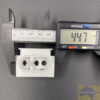 Idle end cap for vertical blinds 42mm high profile