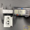 Idle end cap for vertical blinds 42mm high profile