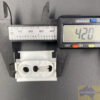 Idle end cap for vertical blinds 42mm high profile