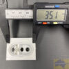 Idle end cap for vertical blinds 42mm high profile