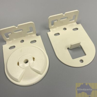 Roller blind bracket set - Uniline - Birch White Cream