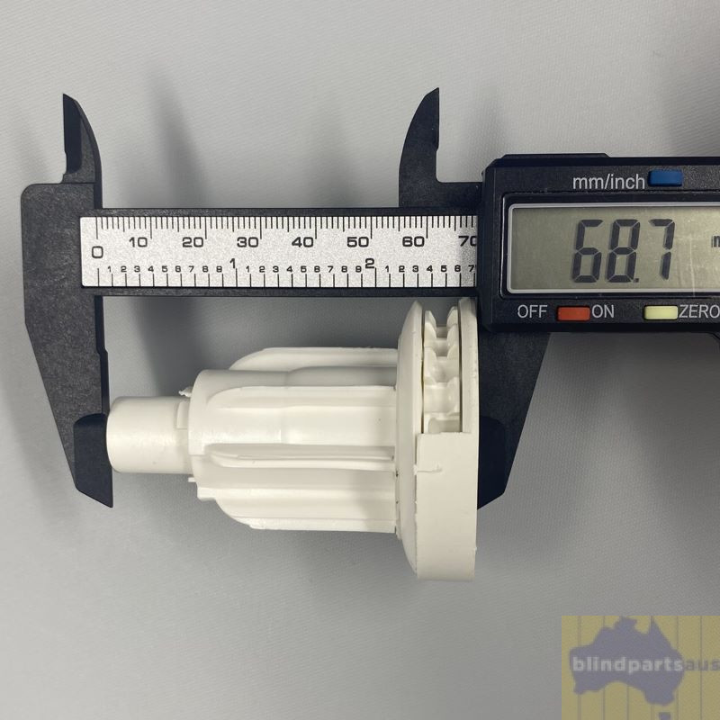 Uniline 38mm chain drive sidewinder - no shroud - white Uniline 38mm chain drive sidewinder - no shroud - white