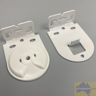 Roller blind bracket set - Uniline - white