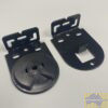 Roller blind bracket set - Uniline - black Roller blind bracket set - Uniline - black