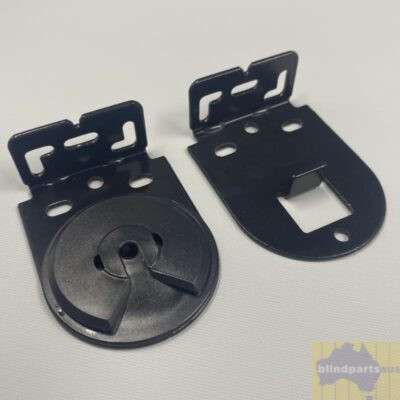 Roller blind bracket set - Uniline - black